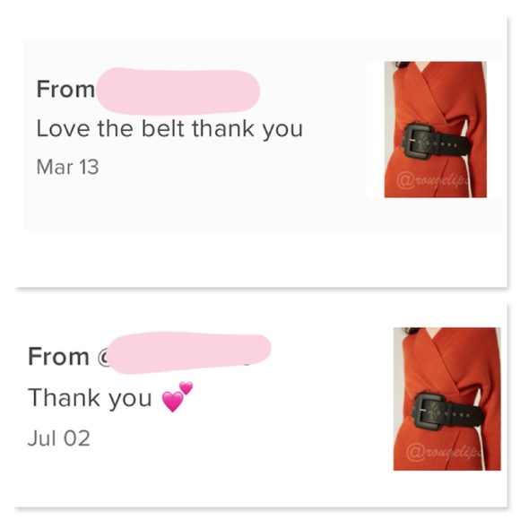 Black Faux  Leather Textured Quilted Belt Squared Buckle - Picture 8 of 10